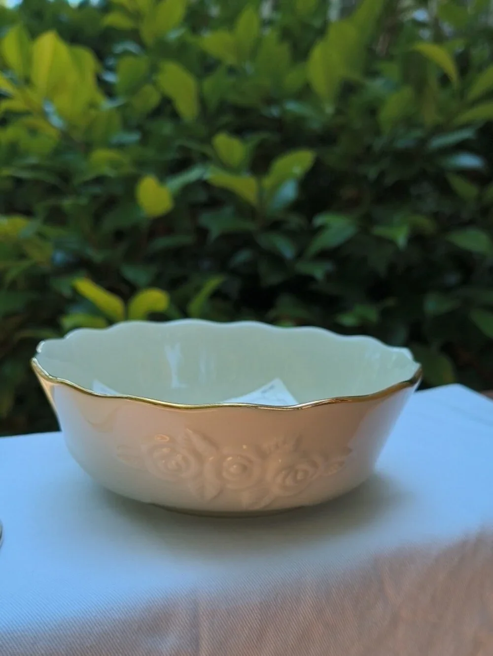 Lenox Porcelain Bowls with Certified Gold Trim / Candle Stick Holder Formal Set